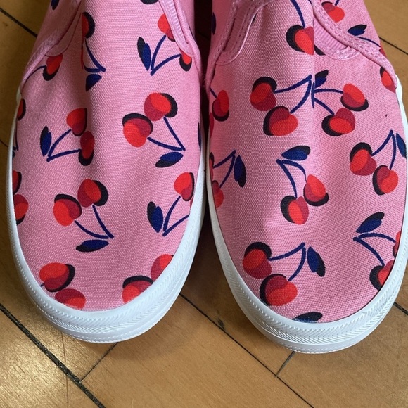 Kate Spade for Keds Cherry Slip On Pink Sneakers - Picture 3 of 6